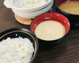 土鍋炊き麦飯と出汁とろろと山葵作り方20写真