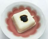 冷奴♡ま～るくくり貫いて…お醤油よん♪作り方3写真
