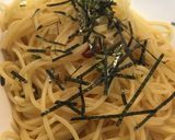 簡単 あさりの酒蒸し余りパスタ作り方3写真