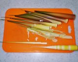 大名筍の食べ方　刺し身と酢味噌かけ作り方3写真