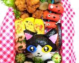 『ハチワレ猫ちゃん』弁当♡キャラ弁作り方11写真