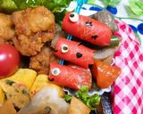 『ハチワレ猫ちゃん』弁当♡キャラ弁作り方21写真