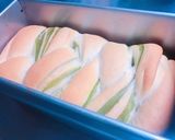 抹茶の三つ編み食パン作り方14写真