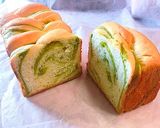 抹茶の三つ編み食パン作り方15写真