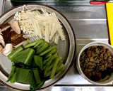 小松菜とえのきのあんかけ焼そば作り方1写真