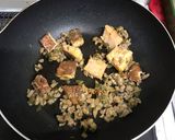 小松菜とえのきのあんかけ焼そば作り方2写真