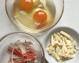 かにかまチーズの卵焼き作り方1写真