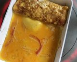 かにかまチーズの卵焼き作り方4写真