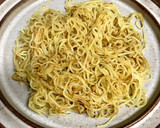 小松菜とえのきのあんかけ焼そば作り方8写真
