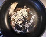 ねこのパンケーキアート作り方14写真