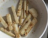 長いもと豚肉の炒め物作り方3写真