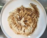 ねこのパンケーキアート作り方21写真