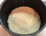 わらびと松山あげの炊き込みご飯作り方1写真