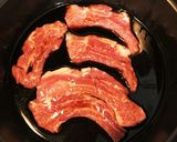 簡単！骨付き豚×鎮江黒酢煮込み作り方2写真