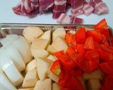 豚バラ肉じゃが作り方1写真
