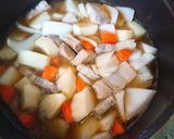 豚バラ肉じゃが作り方3写真