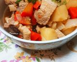 豚バラ肉じゃが作り方4写真