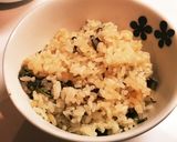 わらびと松山あげの炊き込みご飯作り方5写真