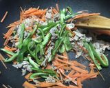 豚肉と野菜のピリ辛炒め　お弁当に作り方6写真
