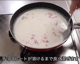 濃厚ストロベリーチョコレートプリン作り方5写真