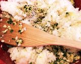 餃子の具チャーハン♪作り方2写真