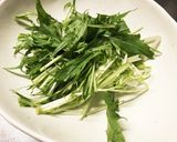 やみつき！5分で水菜と大根の鰹胡麻サラダ作り方1写真