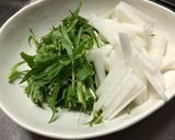 やみつき！5分で水菜と大根の鰹胡麻サラダ作り方3写真