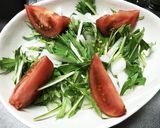 やみつき！5分で水菜と大根の鰹胡麻サラダ作り方4写真