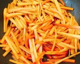 簡単！美味しい♡山うどの皮のきんぴら作り方4写真