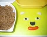 大阪人の作る★キャラ弁①らい４ちゃん作り方1写真
