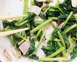 ほうれん草卵#栄養満点#一手間で濃厚♡作り方4写真
