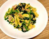 ほうれん草卵#栄養満点#一手間で濃厚♡作り方7写真