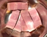 旨すぎ♡厚切りベーコンのペペロンチーノ♡作り方1写真