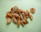 簡単！豆苗と海老竹輪の中華炒め作り方1写真