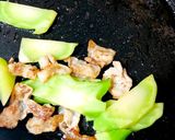 お弁当★ブロッコリーの茎と豚バラ炒め作り方4写真