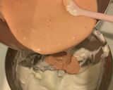 ＊簡単ローズ＆チョコのマーブルシフォン＊作り方15写真