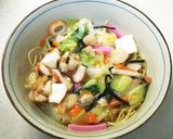 塩だれあんかけ焼きそば作り方8写真