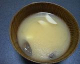 エリンギ味噌汁作り方4写真