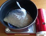 ポリ袋で湯煎する『玄米ご飯』作り方6写真