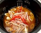 超簡単！竹輪とカニカマの炊き込みご飯作り方3写真