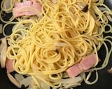 旨すぎ♡厚切りベーコンのペペロンチーノ♡作り方9写真