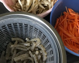 ちょっと甘めな、きんぴらごぼう作り方1写真