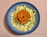 スモークサーモンほうれん草クリームパスタ作り方7写真
