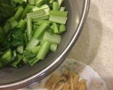 小松菜と油揚げの煮浸し♪鉄分たっぷり作り方1写真