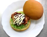 テリヤキチキンバーガー☆学校給食で人気☆作り方5写真