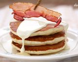 コーンパンケーキ&チーズソース作り方13写真