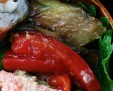 女子弁当　鶏ささみ肉の梅しそ巻き作り方3写真