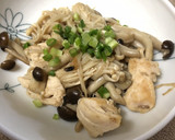 【ダイエット飯】きのことささみの炒め物作り方4写真
