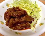 赤身やわらか和風ステーキ☆丼、お弁当にも作り方16写真