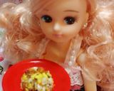 リカちゃんサイズ♡カリフラワーライス炒飯作り方12写真